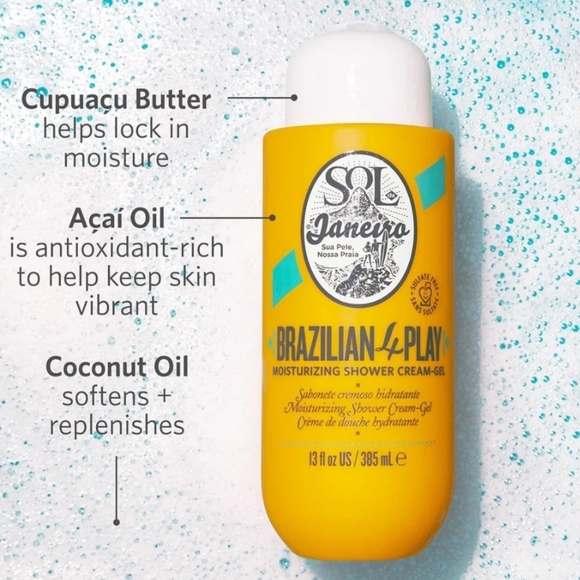 Sol de Janeiro Moisturizing Shower Cream/Gel, 3oz, New - Picture 6 of 10